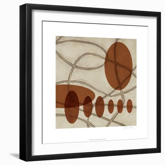 Earthen Ovals II-Jennifer Goldberger-Framed Art Print