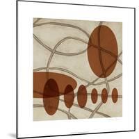 Earthen Ovals II-Jennifer Goldberger-Mounted Art Print