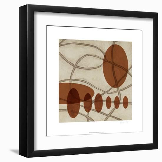 Earthen Ovals II-Jennifer Goldberger-Framed Art Print