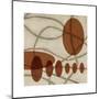 Earthen Ovals II-Jennifer Goldberger-Mounted Art Print