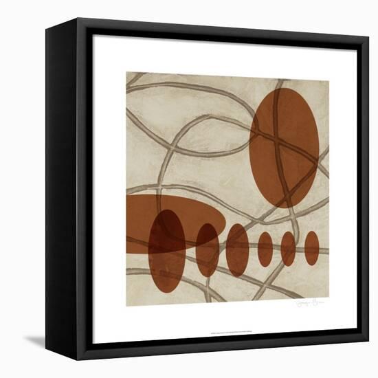 Earthen Ovals II-Jennifer Goldberger-Framed Stretched Canvas