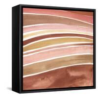 Earthen Strata I-Victoria Borges-Framed Stretched Canvas