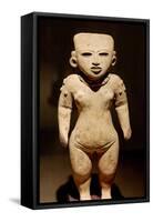 Earthenware Figurine from Teotihuacan-null-Framed Stretched Canvas