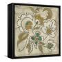 Earthenware Floral III-Chariklia Zarris-Framed Stretched Canvas
