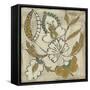 Earthenware Floral V-Chariklia Zarris-Framed Stretched Canvas