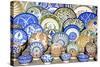 Earthenware Plates and Dishes from Fez-Guy Thouvenin-Stretched Canvas