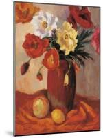 Earthenware Poppies-Janine Salzman-Mounted Giclee Print