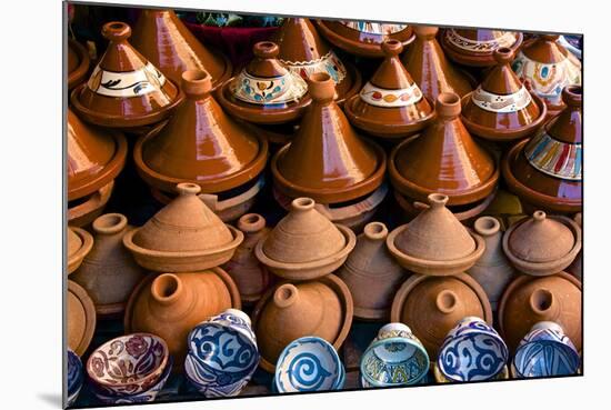 Earthenware Tajines and Bowls from Fez-Guy Thouvenin-Mounted Photographic Print