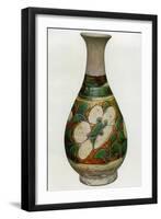 Earthenware Vase, Chinese, Tang Dynasty, 618-907-null-Framed Giclee Print