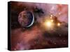 Earthlike Alien Planet, Artwork-Detlev Van Ravenswaay-Stretched Canvas