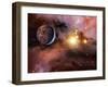 Earthlike Alien Planet, Artwork-Detlev Van Ravenswaay-Framed Premium Photographic Print