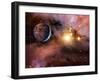 Earthlike Alien Planet, Artwork-Detlev Van Ravenswaay-Framed Premium Photographic Print