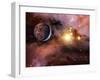 Earthlike Alien Planet, Artwork-Detlev Van Ravenswaay-Framed Premium Photographic Print