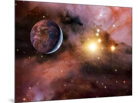 Earthlike Alien Planet, Artwork-Detlev Van Ravenswaay-Mounted Photographic Print