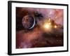 Earthlike Alien Planet, Artwork-Detlev Van Ravenswaay-Framed Photographic Print