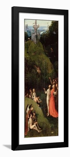 Earthly Paradise. From: Four Visions of the Hereafter Par Bosch, Hieronymus (C. 1450-1516). Oil on-Hieronymus Bosch-Framed Giclee Print