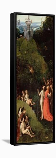 Earthly Paradise. From: Four Visions of the Hereafter Par Bosch, Hieronymus (C. 1450-1516). Oil on-Hieronymus Bosch-Framed Stretched Canvas