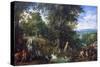 Earthly Paradise with the Original Sin, 1612, (Oil on Canvas)-Jan the Elder Brueghel-Stretched Canvas