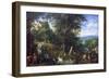 Earthly Paradise with the Original Sin, 1612, (Oil on Canvas)-Jan the Elder Brueghel-Framed Giclee Print