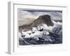 Earthquake And Tidal Wav-null-Framed Giclee Print