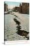 Earthquake Cracked Street-null-Stretched Canvas