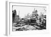 Earthquake Damage and a Burnt Car, King Street, Kingston, Jamaica, 1907-null-Framed Giclee Print