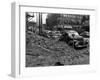 Earthquake Damage in Pioneer Square - Seattle, WA-Lantern Press-Framed Art Print