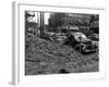 Earthquake Damage in Pioneer Square - Seattle, WA-Lantern Press-Framed Art Print