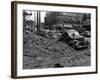 Earthquake Damage in Pioneer Square - Seattle, WA-Lantern Press-Framed Art Print