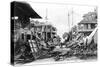 Earthquake Damage, King Street and Harbour Street, Kingston, Jamaica, 1907-null-Stretched Canvas