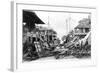 Earthquake Damage, King Street and Harbour Street, Kingston, Jamaica, 1907-null-Framed Giclee Print