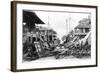 Earthquake Damage, King Street and Harbour Street, Kingston, Jamaica, 1907-null-Framed Giclee Print