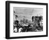 Earthquake Destruction in Ginza District-null-Framed Photographic Print