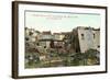 Earthquake Destruction-null-Framed Art Print