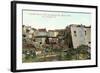 Earthquake Destruction-null-Framed Art Print