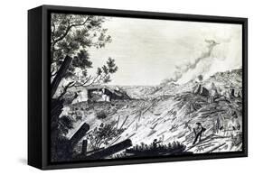 Earthquake in Calabria and Val Demone-null-Framed Stretched Canvas