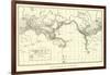 Earthquake Map of the World-null-Framed Giclee Print