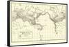 Earthquake Map of the World-null-Framed Stretched Canvas