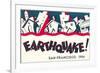 Earthquake Poster, San Francisco, California-null-Framed Art Print