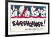 Earthquake Poster, San Francisco, California-null-Framed Art Print