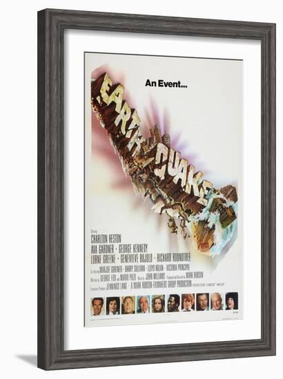 Earthquake-null-Framed Art Print