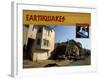 Earthquakes-null-Framed Art Print