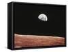 Earthrise As Seen From Above Surface of the Moon-null-Framed Stretched Canvas