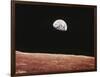 Earthrise As Seen From Above Surface of the Moon-null-Framed Photographic Print