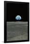 Earthrise (Earth Rising over Moon Horizon)-null-Framed Poster