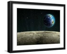 Earthrise from the Moon, Artwork-null-Framed Photographic Print