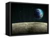Earthrise from the Moon, Artwork-null-Framed Stretched Canvas
