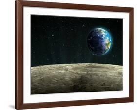 Earthrise from the Moon, Artwork-null-Framed Photographic Print