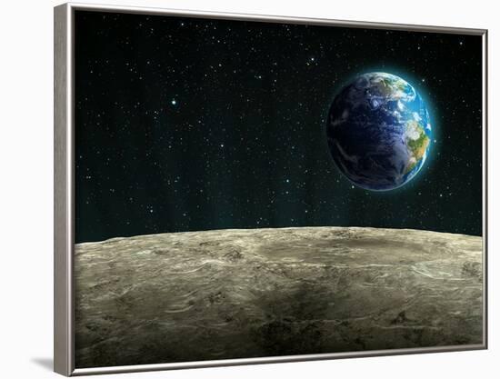 Earthrise from the Moon, Artwork-null-Framed Photographic Print