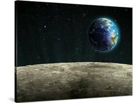 Earthrise from the Moon, Artwork-null-Stretched Canvas